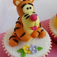 Winnie The Pooh Themed Cupcakes