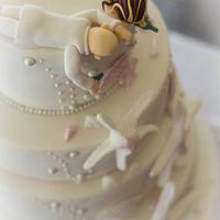 star fish wedding cake
