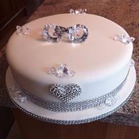 Bling Wedding Cake 