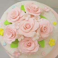 Bouquet cake