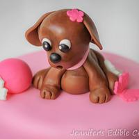 Puppy Dog Birthday Cake