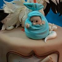 Christening Cake for a Boy