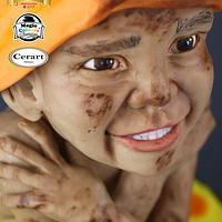 Bangladeshi Child - Magnificent Bangladesh - An International Cake Art Collaboration
