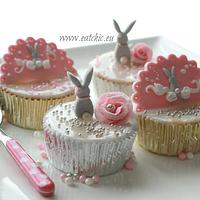 Sweet bunny cupcakes