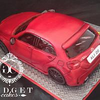 Mercedes a180d AMG line car cake