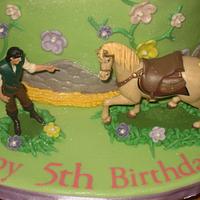 Tangled Disney Princess Birthday Cake