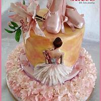 Classic dancer cake