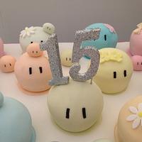 Dango cakes for a teenager's birthday