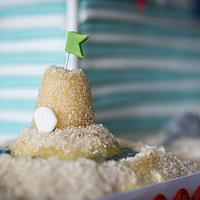 Beach Hut Birthday Cake