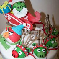 Angry Birds...The Pigs take over Christmas!!