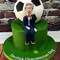Davin - Arsenal Communion Cake