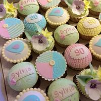 cupcakes for a 90th birthday!!
