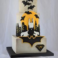 Batman Cake - Baking for Superjosh Collaboration