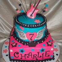 Charlie's Rocker Girl Cake