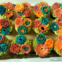 Bright & Cheerful flower cuppies :)