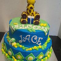 giraffe baby shower