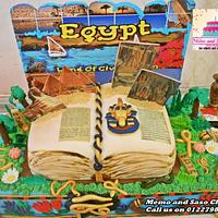 The beauty and Egypt cake