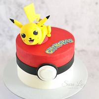Pokémon Ball Cake