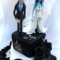 Corpse bride cake