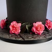 Black Wedding cake