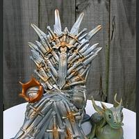 Game of Thrones - Iron Throne cake topper