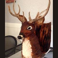 grooms cakes -3D Deer Head