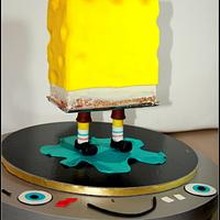 TARTA BOB ESPONJA DE PIE 