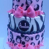 Zebra & Cheetah Cake