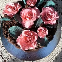 Flower Basket Cake