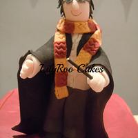 Harry Potter spell book cake