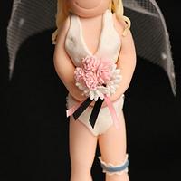 Bikini Figurine Wedding cake