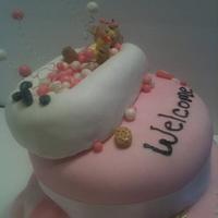 babygirl tub cake