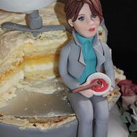 50th birthday KitchenAid cake - Sarah (me)