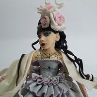 Wedding cake figurine