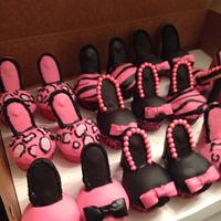 Divalicious high heel cupcakes