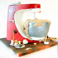 Electric Mixer cake