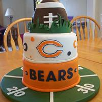 Chicago Bears Grooms Cake