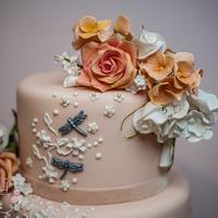 'Sansa' - wedding cake designed around the Game of Thrones character 