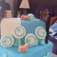 Baby Bed Cake