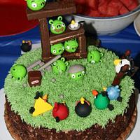 Angry Birds Cake - 6th birthday