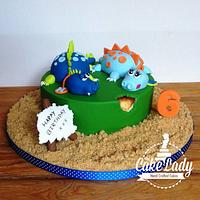 Dinosaur cake!