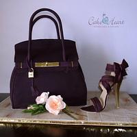 Hermès bag and a Cake Heart shoe