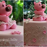 Teddy & Lace Cake