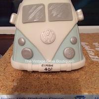 VW Camper Van Cake