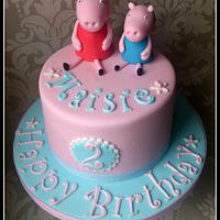 Peppa & George Pig Cake