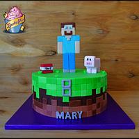 Minecraft cake