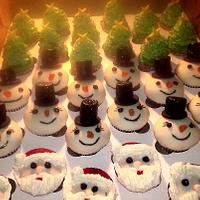 Christmas Cupcakes Cake Pops
