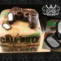 Call of Duty (TM) themed cake