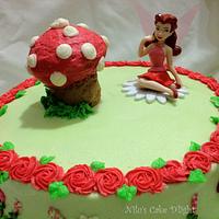 Garden themed cake with Rossetta