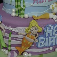 bubble guppies 1st birthday cake